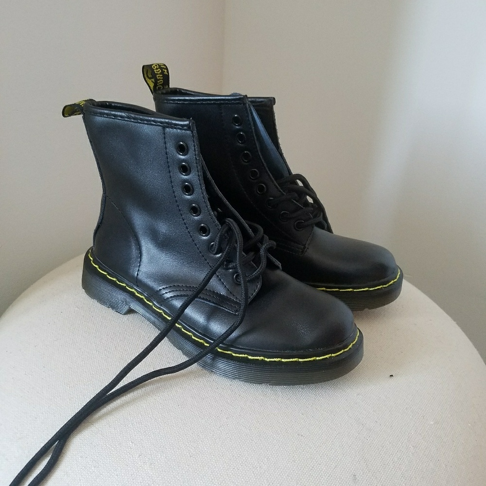 Jackshibo Black Combat Boots -Never Worn!